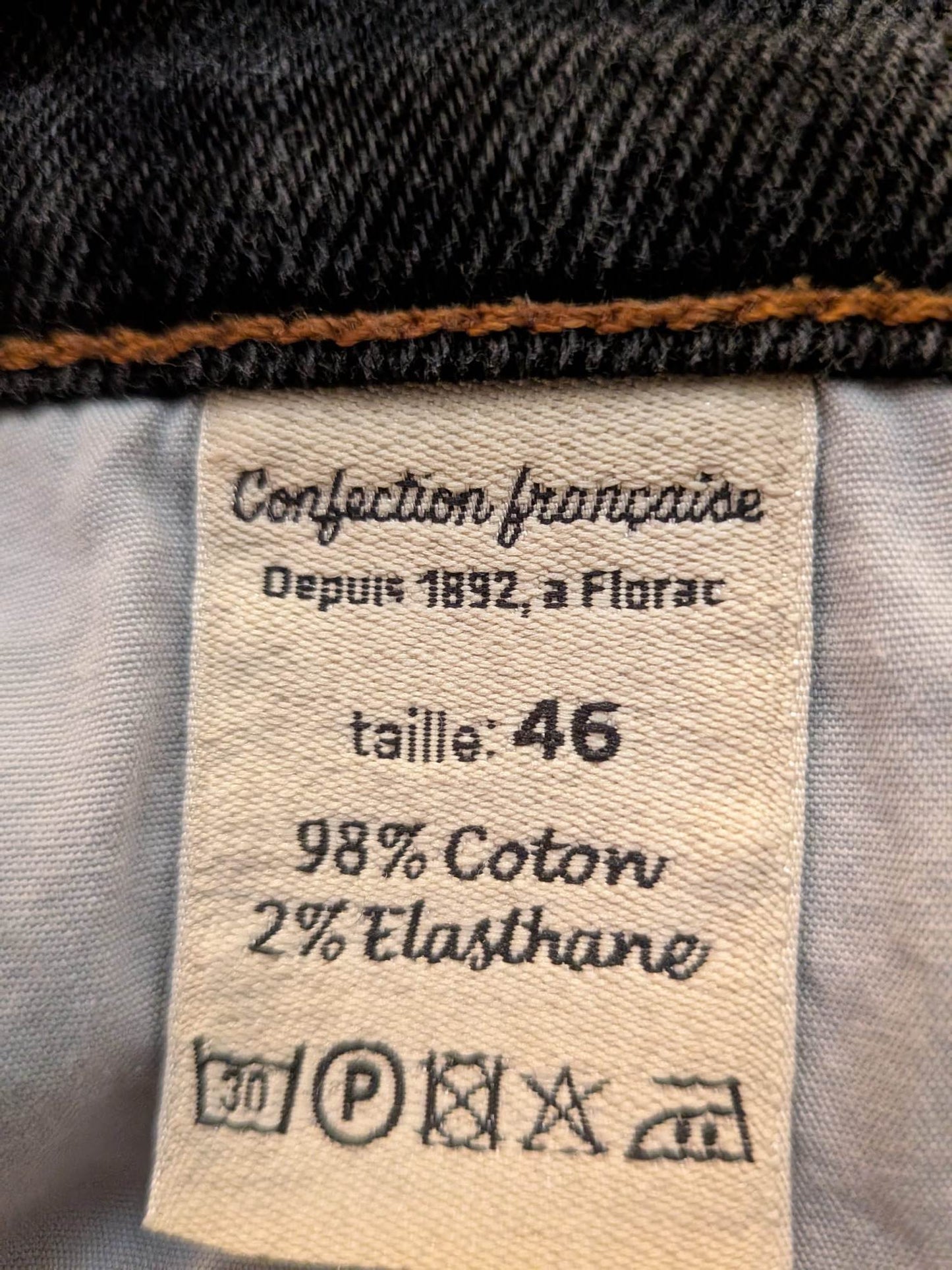 Jean droit ajusté Brut - Augusta