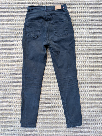 Jean slim Taille Haute Noir – Marianne