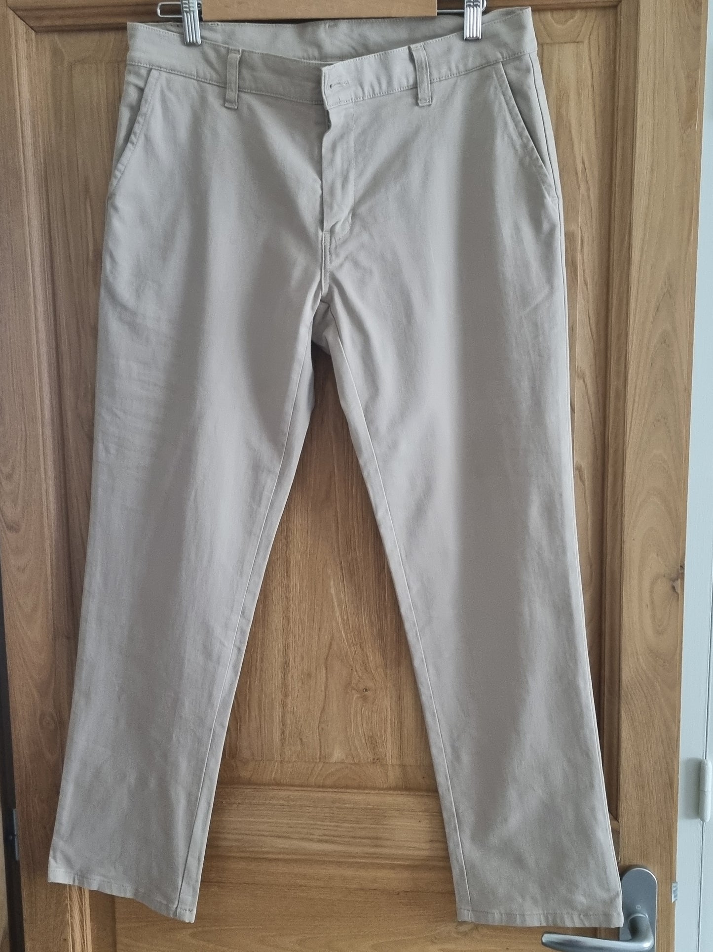 Chino homme droit ajusté Beige - Ernest