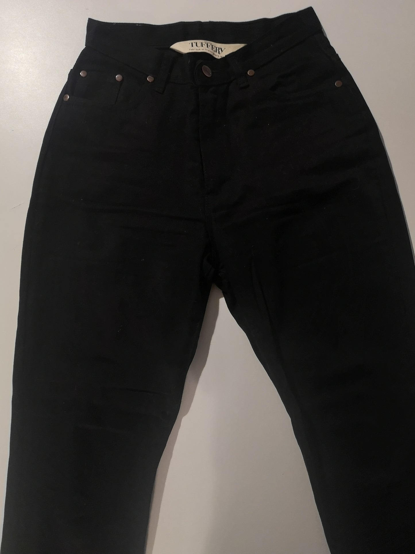 Jean slim Taille Haute Noir – Marianne