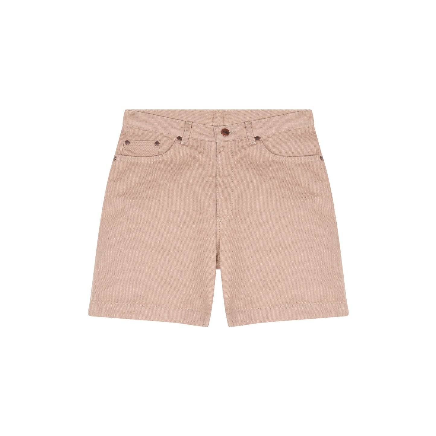 Short en jean beige taille haute - Aimé