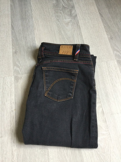 Jean slim taille standard Noir - Mathilde