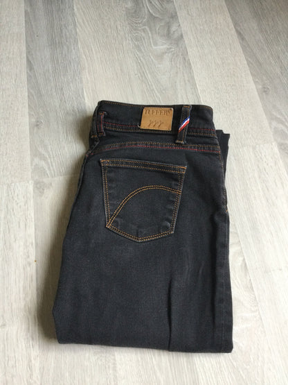 Jean slim taille standard Noir - Mathilde