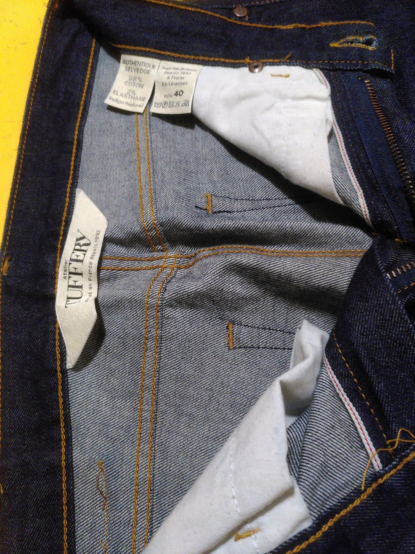 Jean slim Brut Selvedge - Augustin