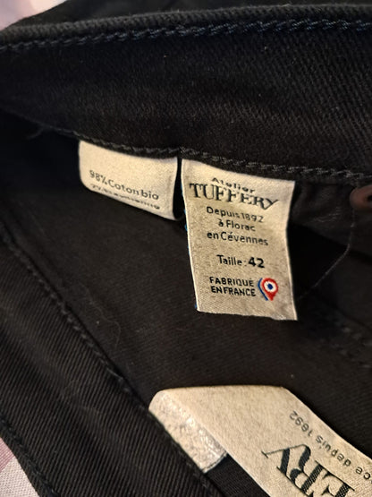 Jean slim Taille Haute Noir – Marianne