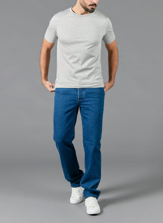 Jean droit Stonewashed - Célestin