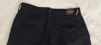 Chino ajusté taille haute Alpine 100% Lin Français - Léonie