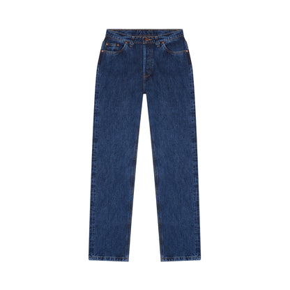 Jean droit taille haute stonewashed - Apolline