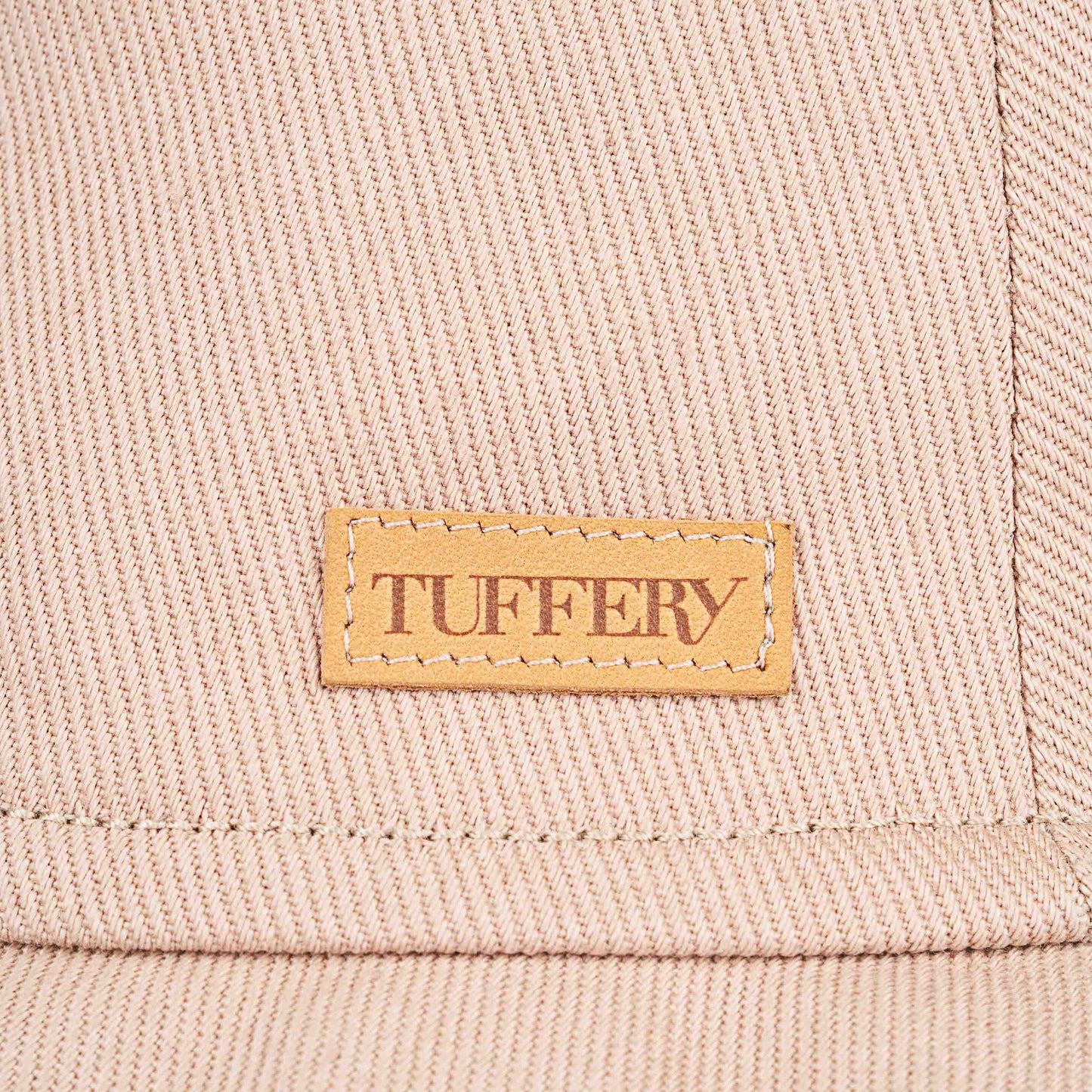 Bob unisexe en jean beige