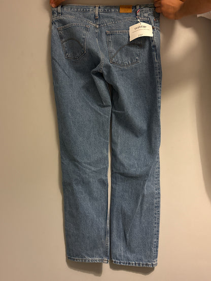 Jean droit taille haute clair – Apolline