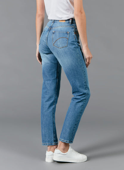 Jean mom taille haute Clair - Marthe