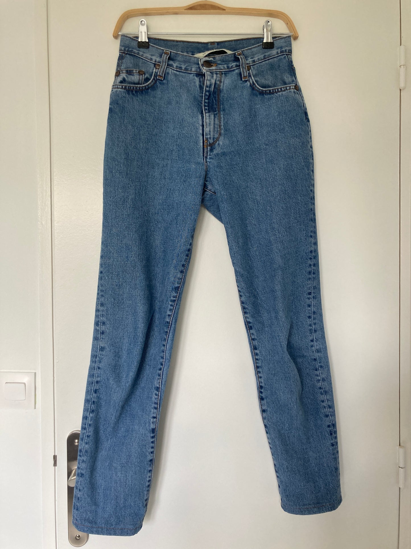 Jean mom taille haute Clair - Marthe