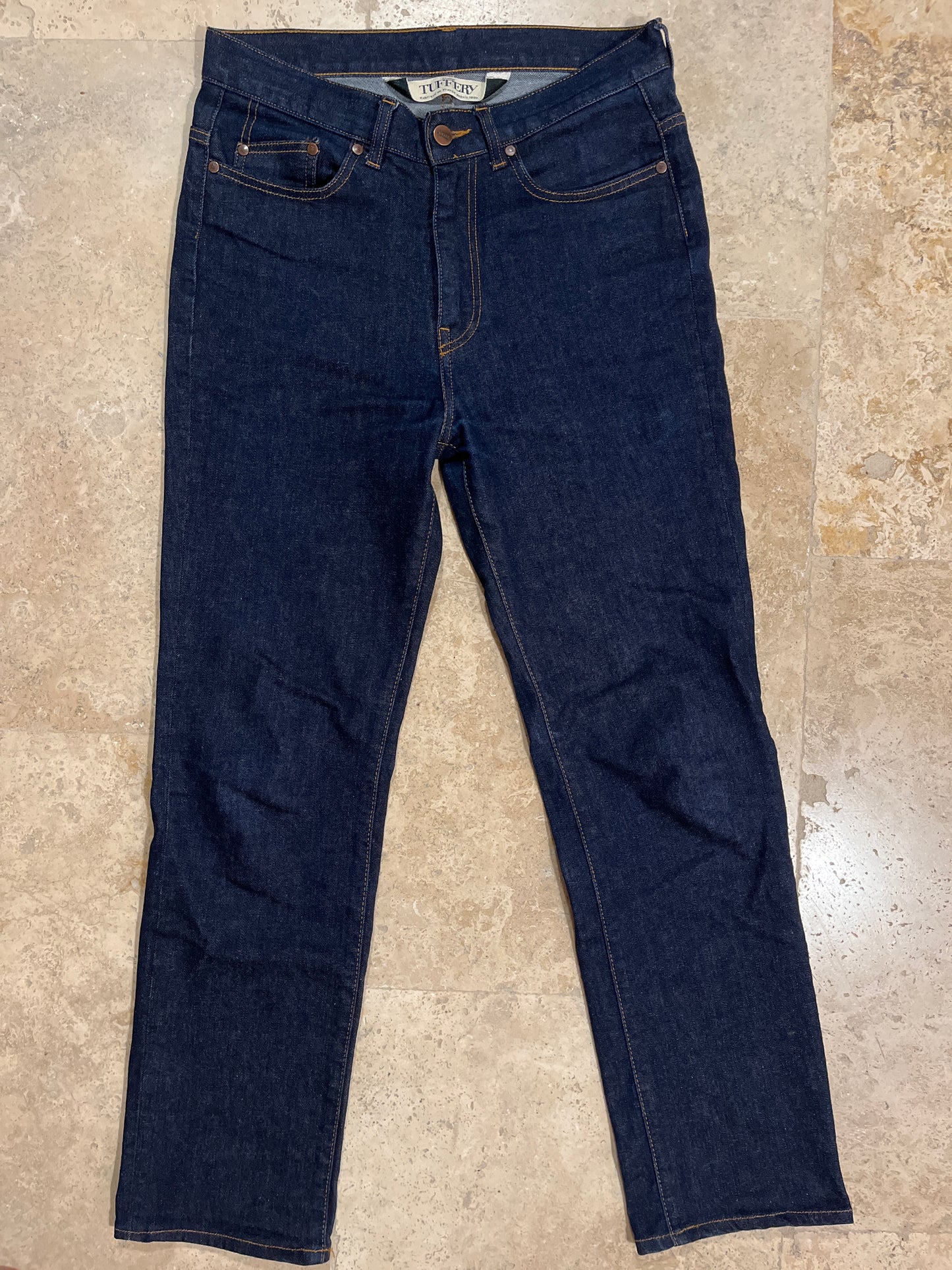 Jean droit taille haute Flex brut - Célestin
