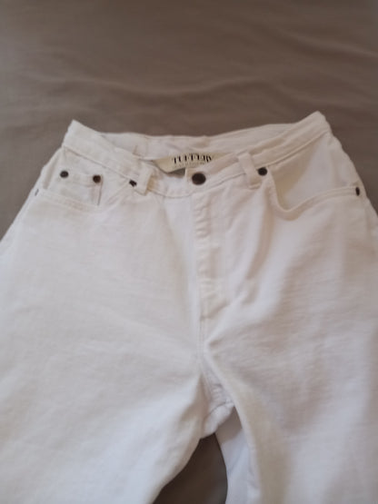 Jean mom taille haute blanc - Marthe
