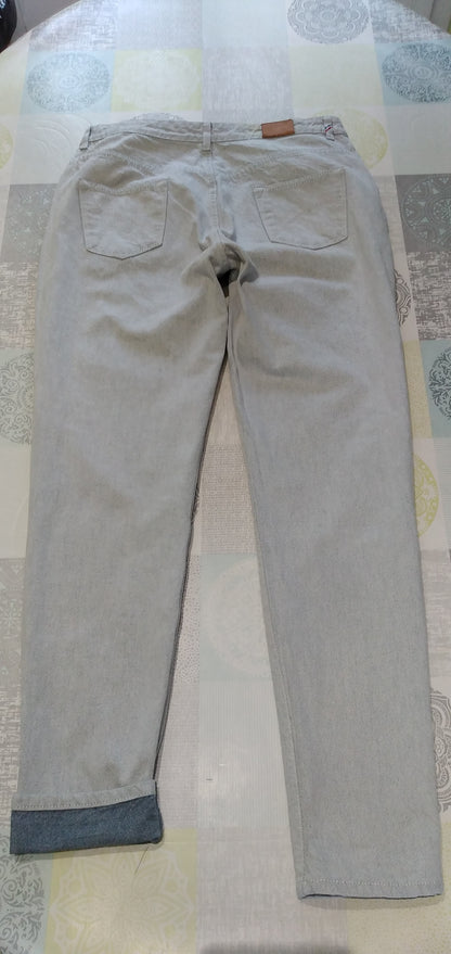 Jean mom taille haute blanc - Marthe