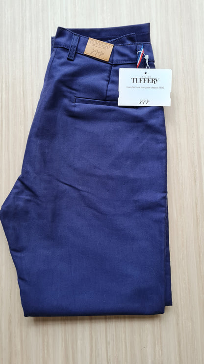 Chino ajusté taille haute Moleskine - Léonie