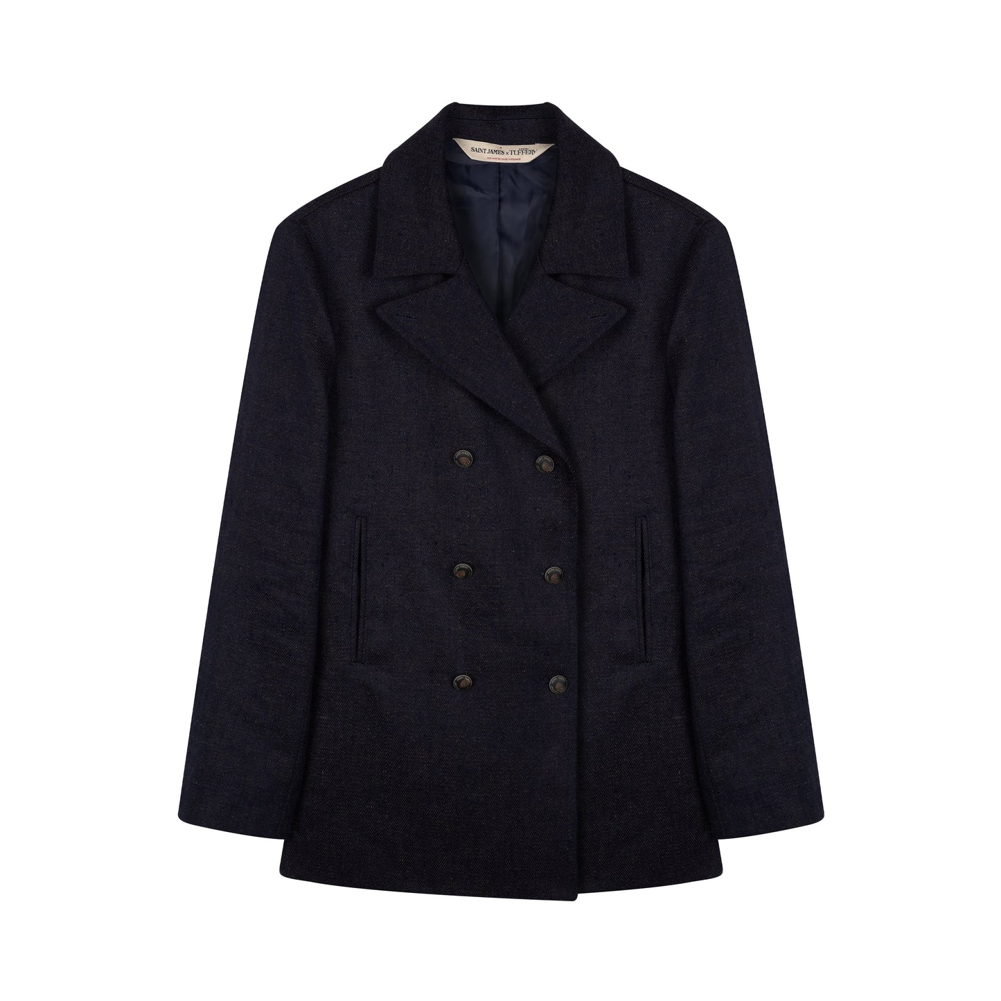 Caban homme chanvre et laine – SAINT JAMES x Atelier TUFFERY – Héritage