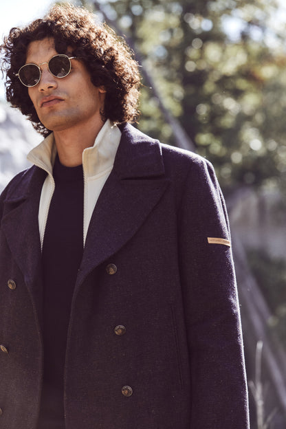 Caban homme chanvre et laine – SAINT JAMES x Atelier TUFFERY – Héritage