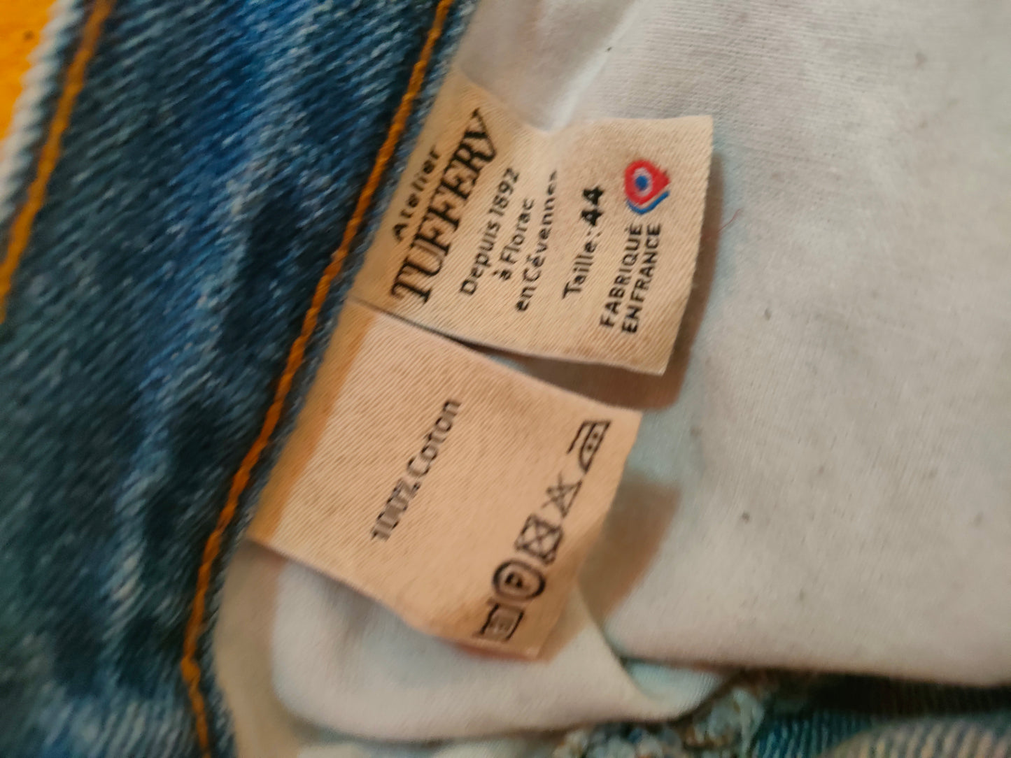 Jean droit taille haute clair – Apolline