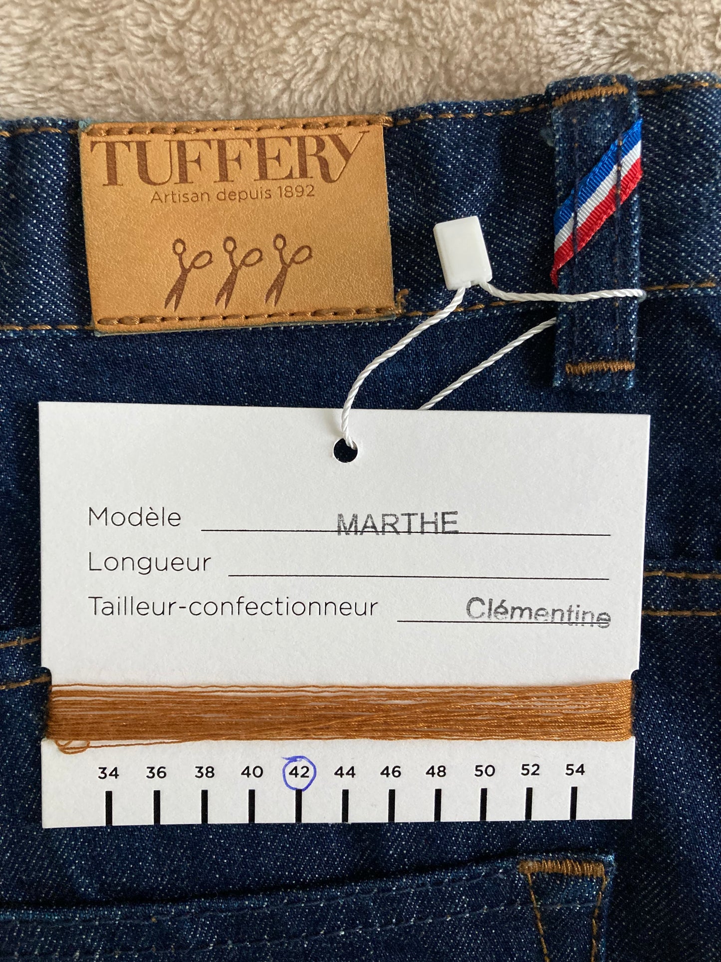 Jean mom taille haute Coton Bio - Marthe