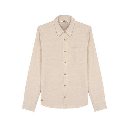 Chemise homme droite en Chanvre Naturel - Aubrac