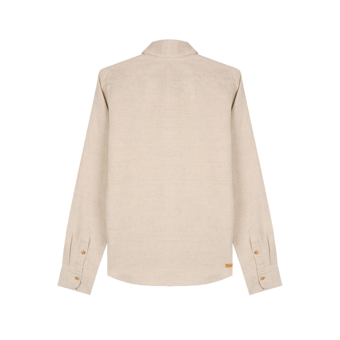 Chemise homme droite en Chanvre Naturel - Aubrac