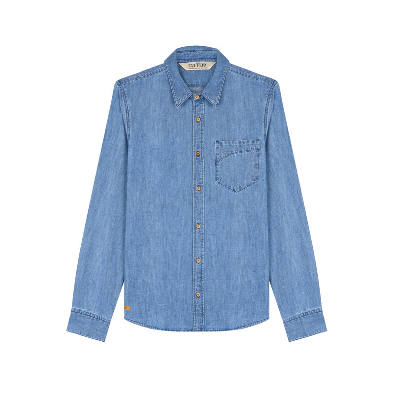 Chemise homme droite clair - Aubrac