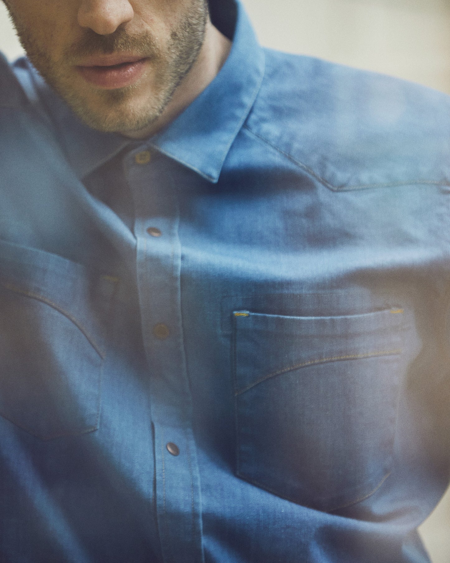 Chemise homme en jean clair - Cévennes