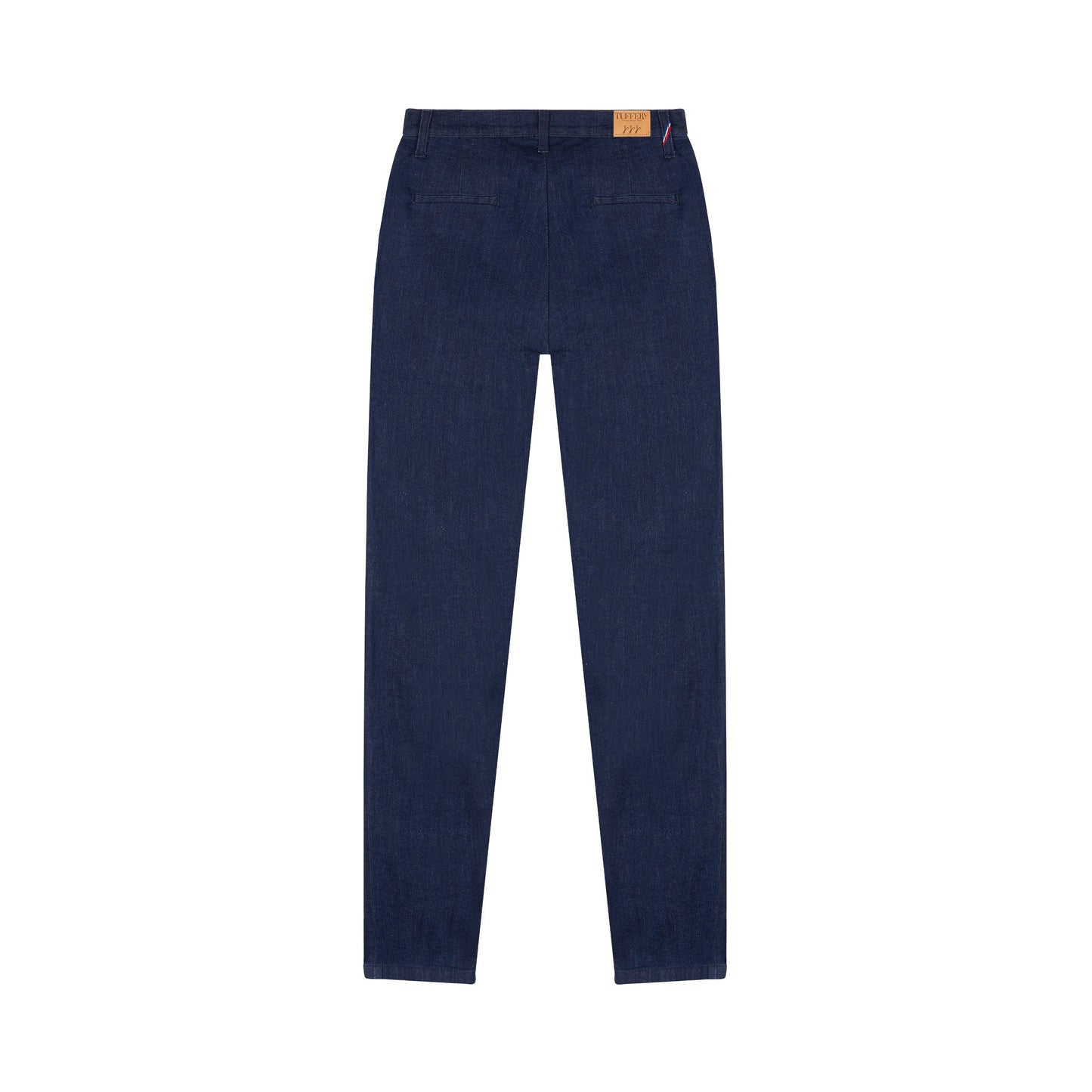 Chino ajusté taille haute Brut Coton Bio - Léonie