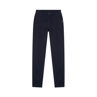 Chino ajusté taille haute Alpine 100% Lin Français - Léonie