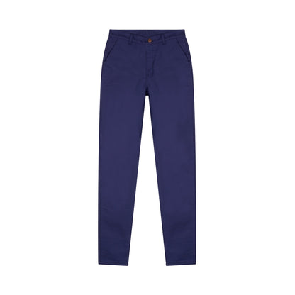 Chino ajusté taille haute Moleskine - Léonie