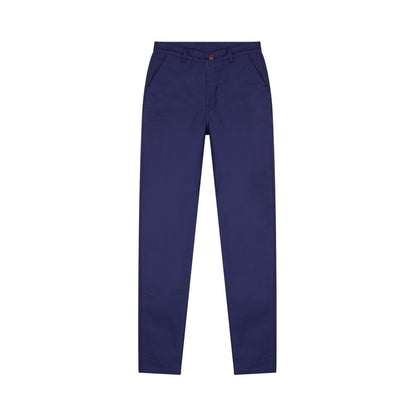 Chino ajusté taille haute Moleskine - Léonie