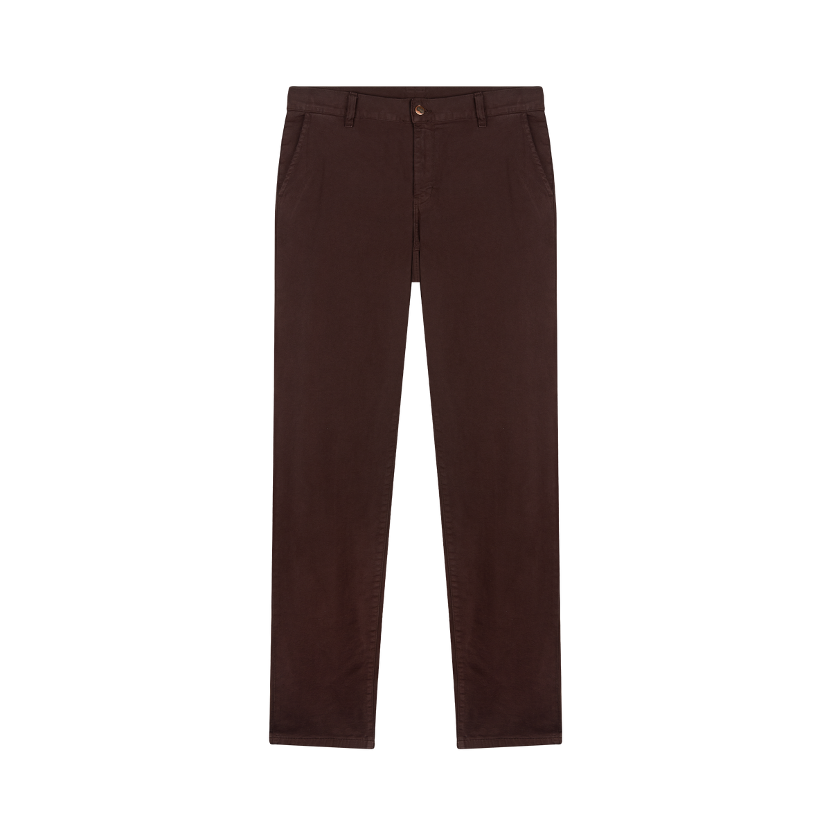 Chino homme droit ajusté Marron - Ernest