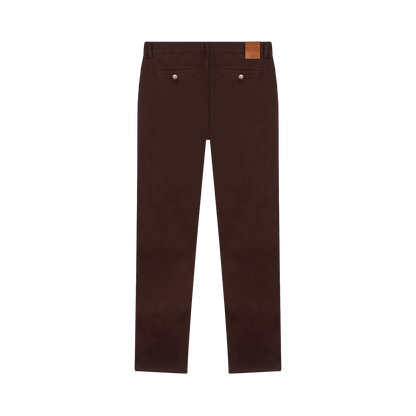 Chino homme droit ajusté Marron - Ernest