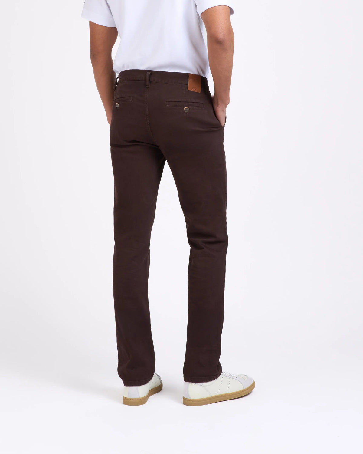 Chino homme droit ajusté Marron - Ernest