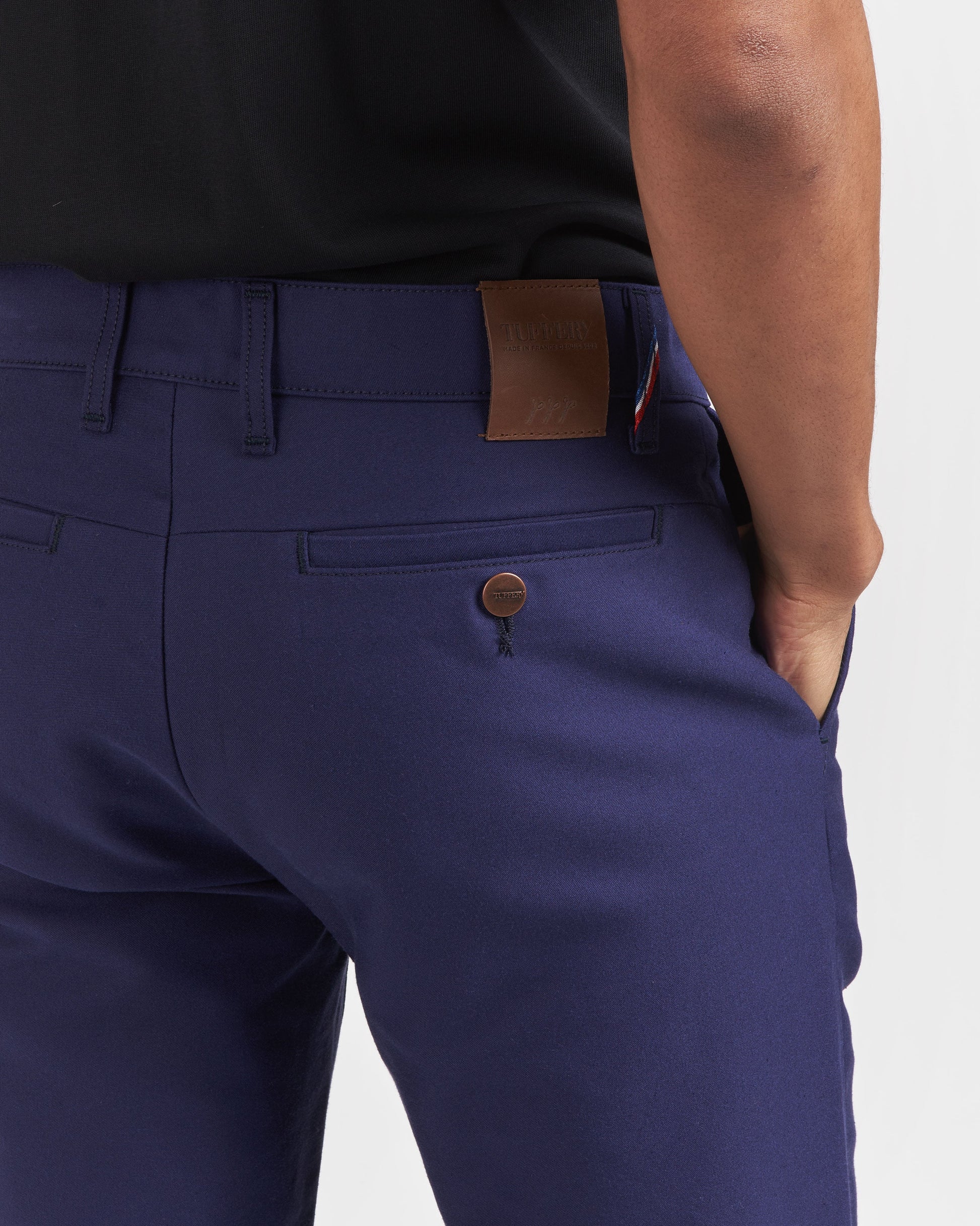 Chino homme droit ajusté Moleskine - Ernest