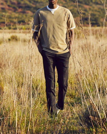 Chino droit ajusté Noir - Ernest