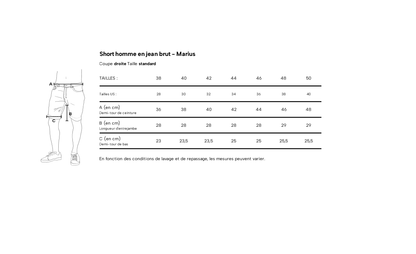 Short en jean Brut - Marius
