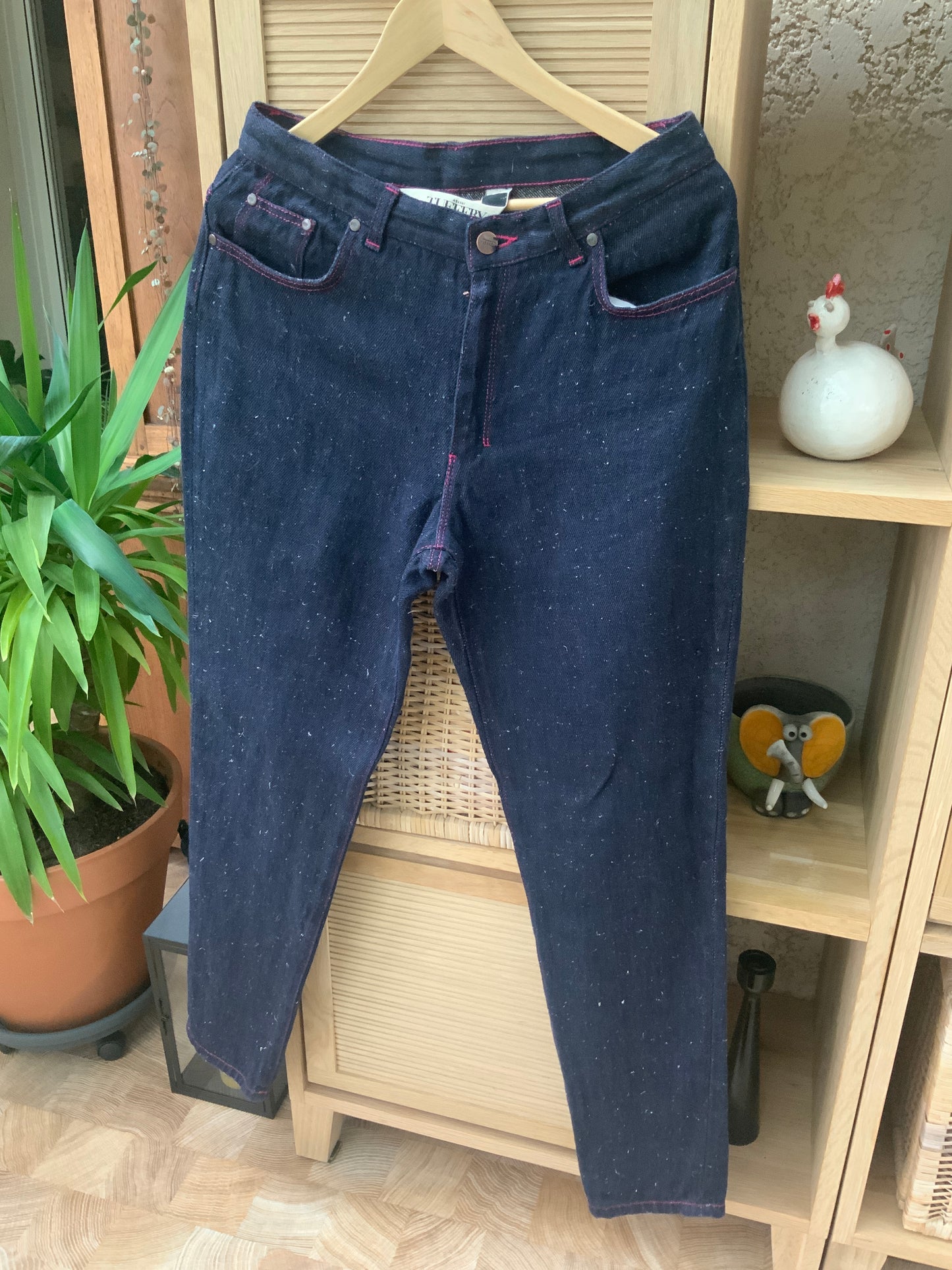 Jean unisexe large taille haute Chanvre - DÉSIRÉ