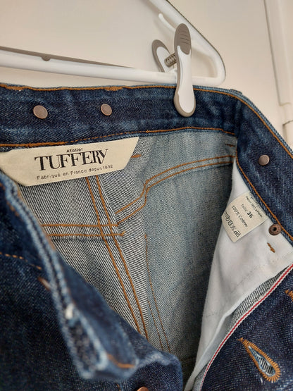 Jean large taille haute Selvedge - Désiré