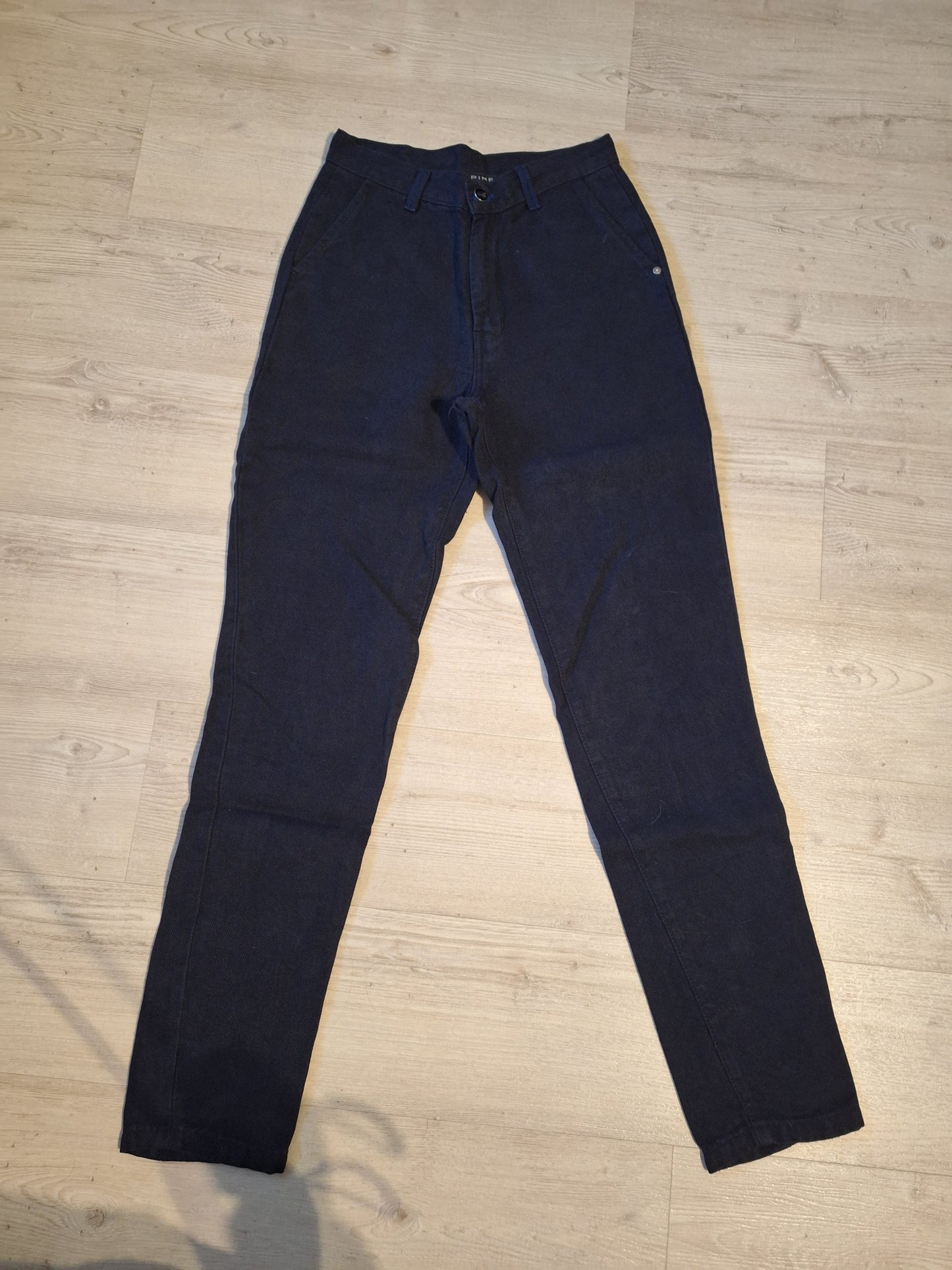 Chino ajusté taille haute Alpine 100% Lin Français - Léonie