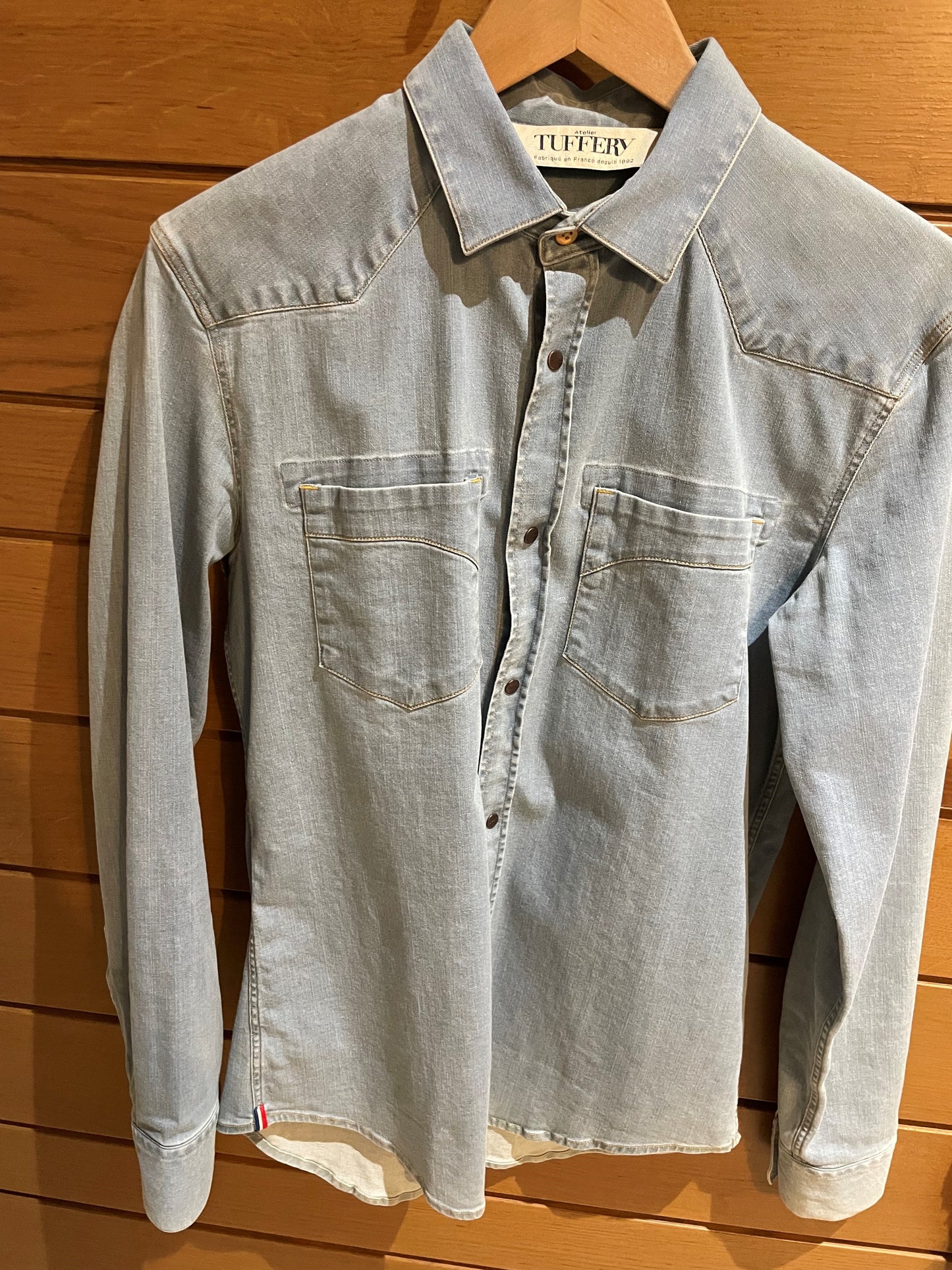 Chemise homme en jean clair - Cévennes