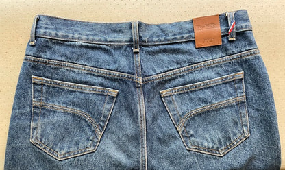 Jean homme droit taille haute Stonewashed - Célestin