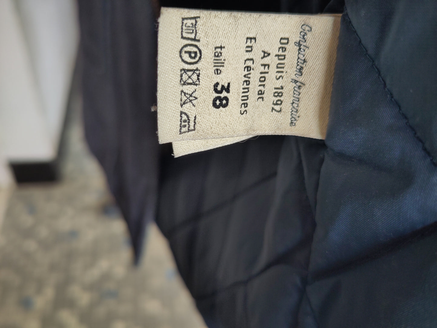 Manteau en jean Laine Française - Aigoual