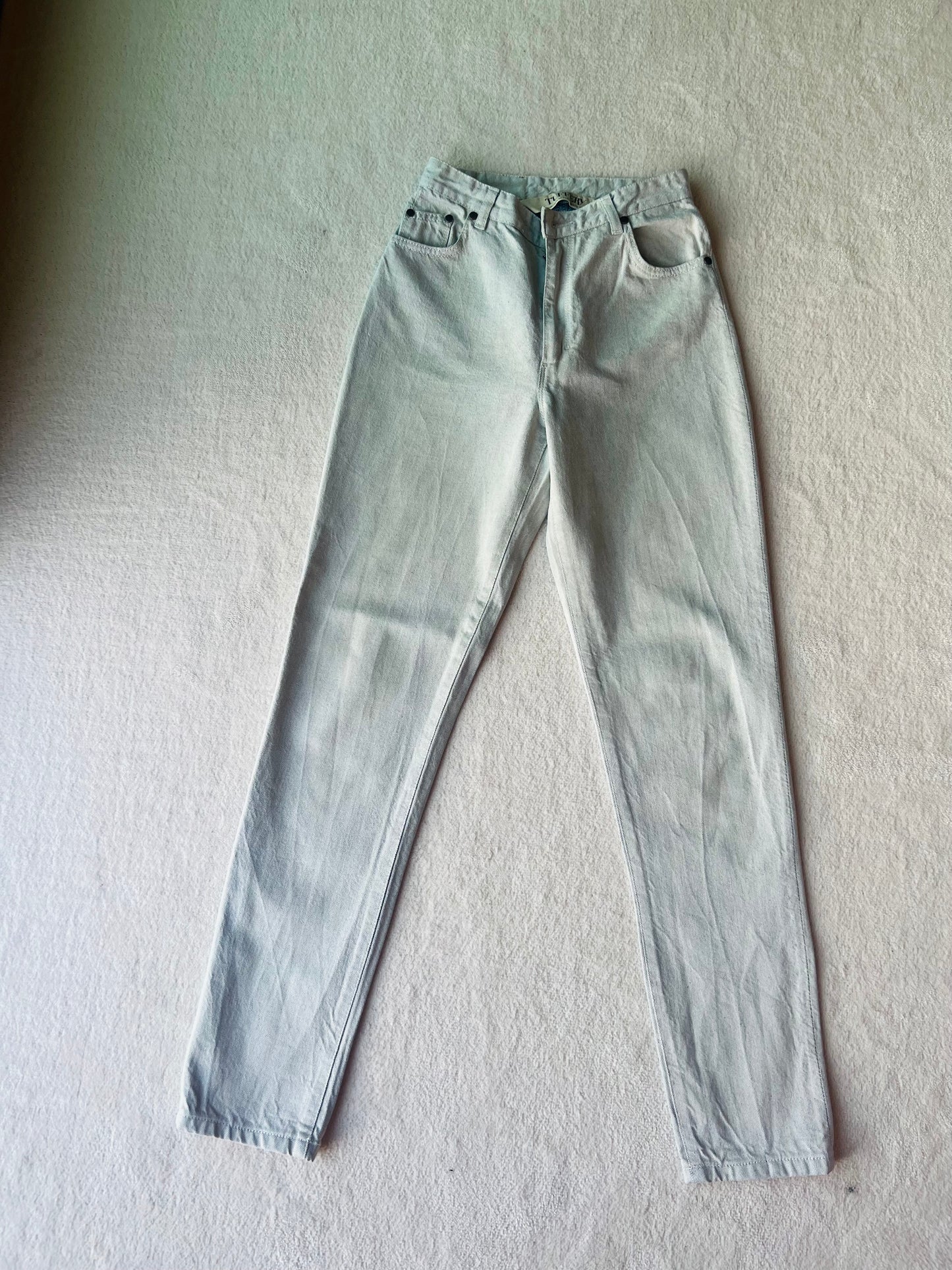 Jean mom taille haute blanc - Marthe