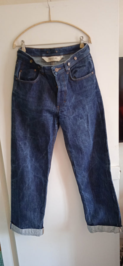 Jean large taille haute Selvedge - Désiré