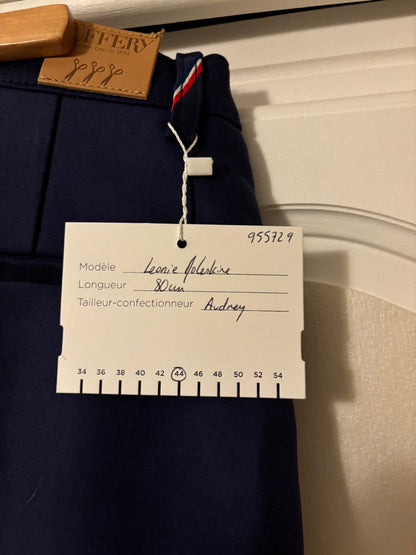 Chino ajusté taille haute Moleskine - Léonie