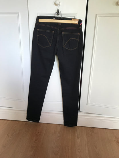 Jean slim taille standard Noir - Mathilde