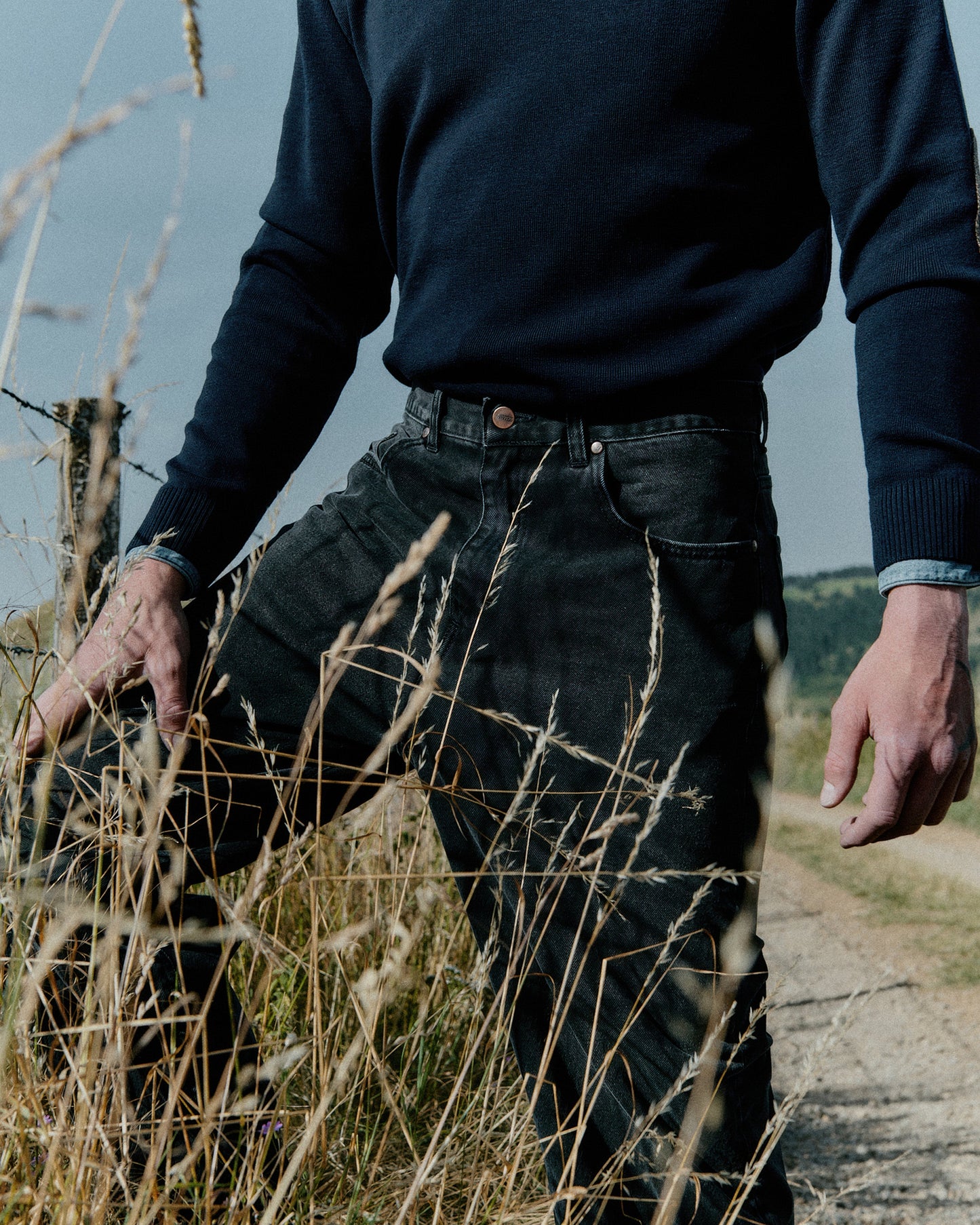 Jean homme baggy Noir Délavé - Gaspard