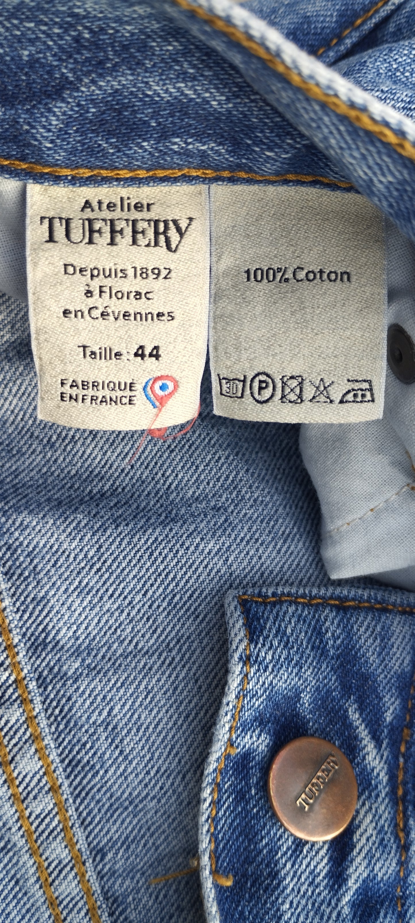 Jean droit taille haute clair - Célestin